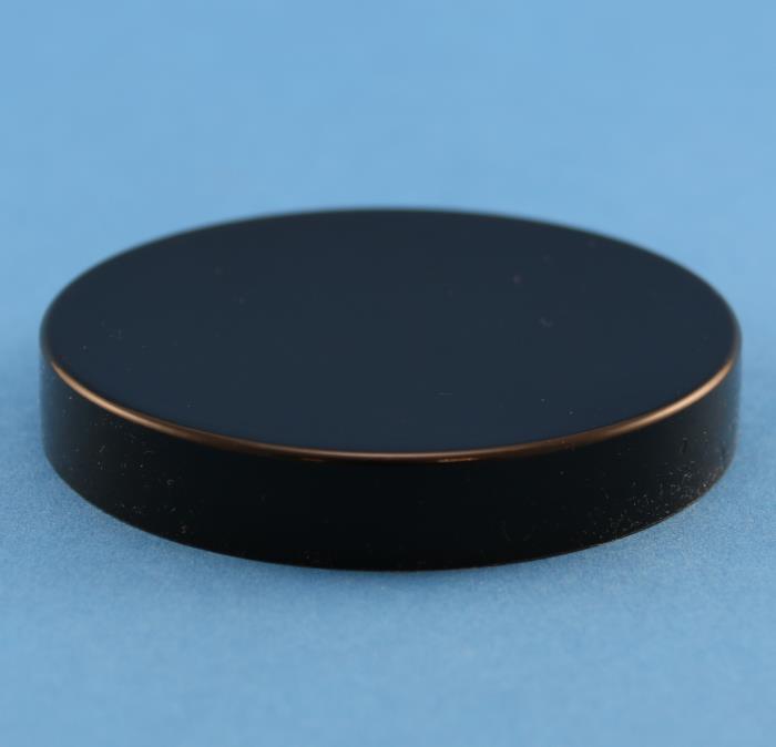 70mm 400 Black Smooth Unlined Cap with Bore Seal